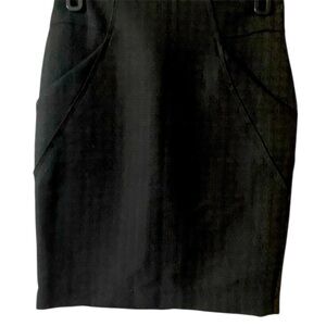 EUC Mario Serrani Italy Skirt, Pencil, Neutral, Textured, Lined, Sz 6, Classic​